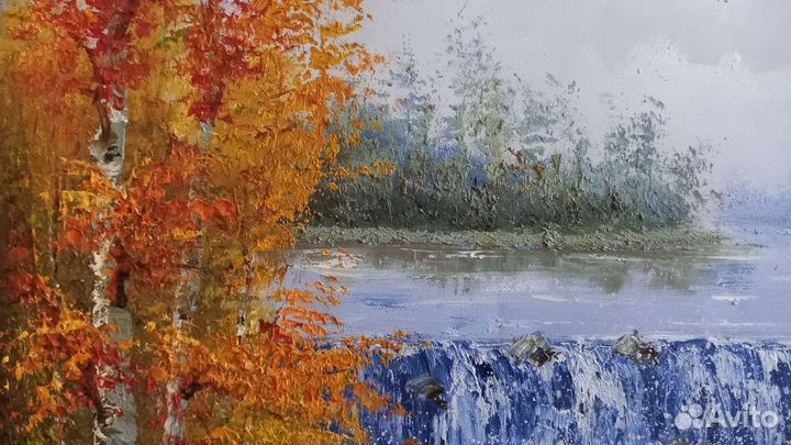 Картина маслом на холсте пейзаж