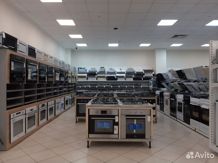 Газовая плита flama RK 23-101 W, электрическая дух