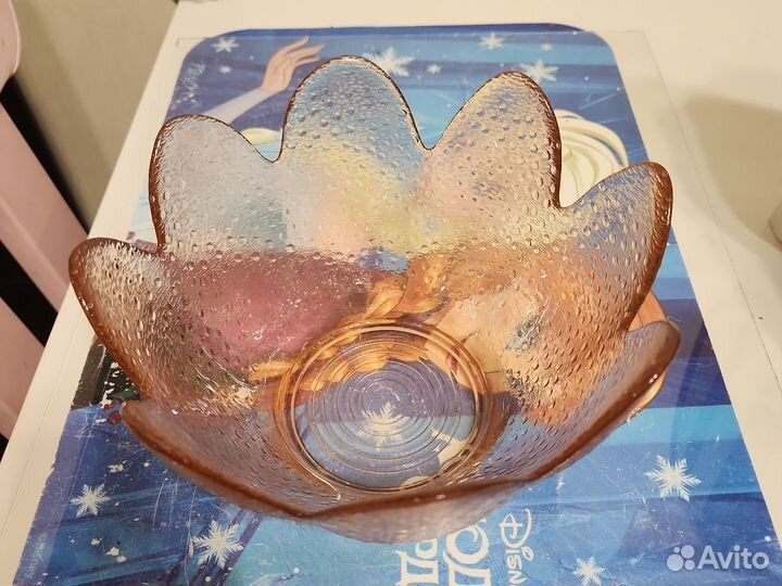 Салатник СССР, цветное стекло