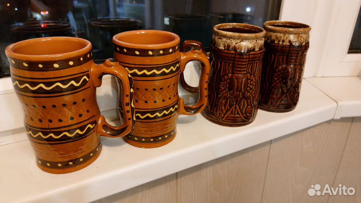 Кружка пивная СССР 4 шт