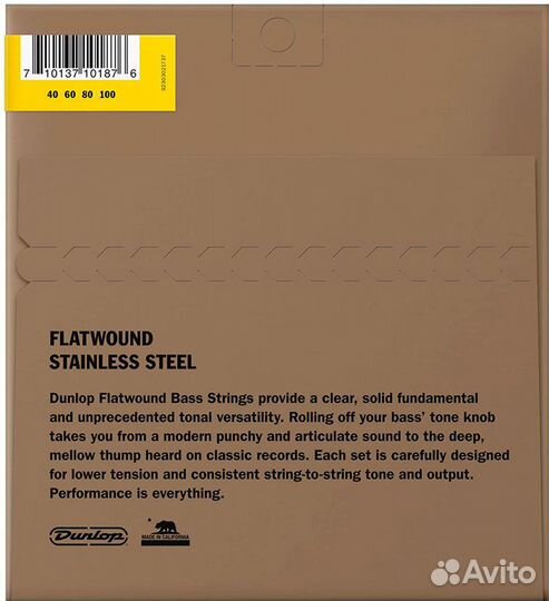 Струны для гитары Dunlop dbfs40100M Stainless Stee
