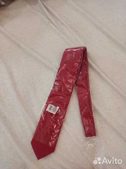 Галстук мужской красный