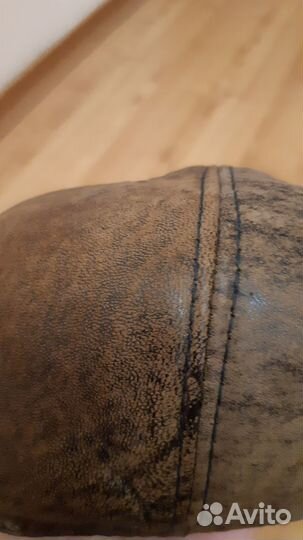 Мужская кожаная кепка