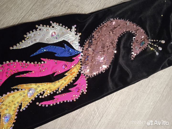 Купальник для гимнастики со штанами