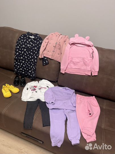 Вещи пакетом на девочку 92