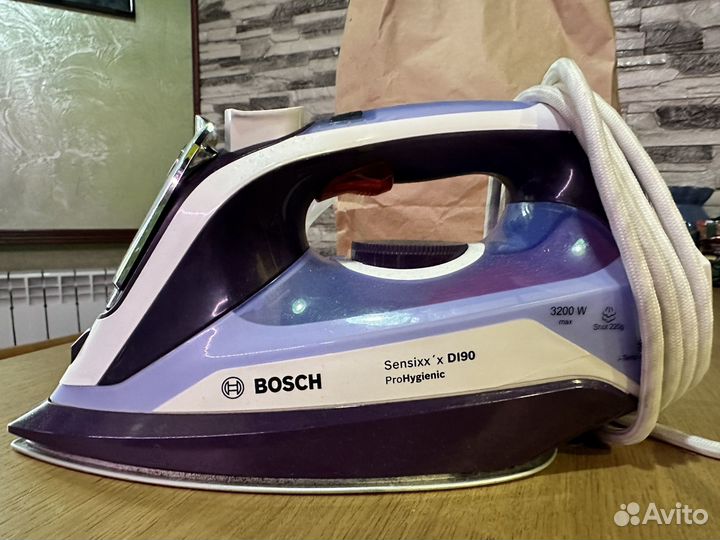 Утюг bosch sensixx DI90 pro hygienic