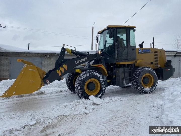 Услуги фронтального погрузчика аренда техники