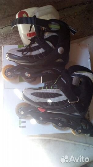 Роликовые коньки детские раздвижные Hudora Funline