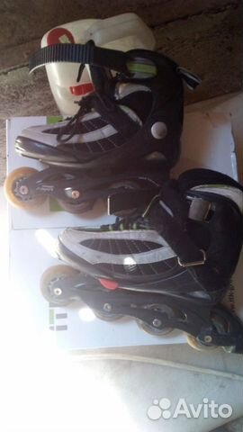 Роликовые коньки детские раздвижные Hudora Funline