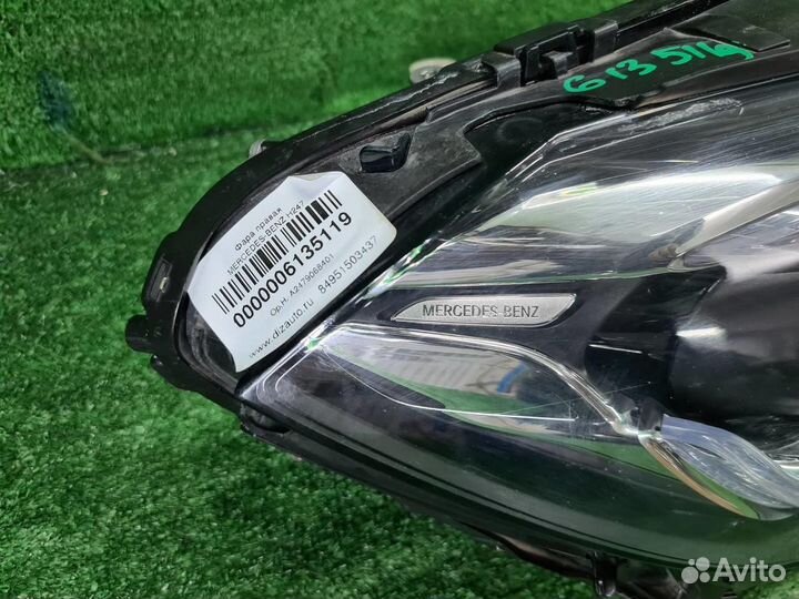 Фара правая Mercedes-Benz GLA-Class