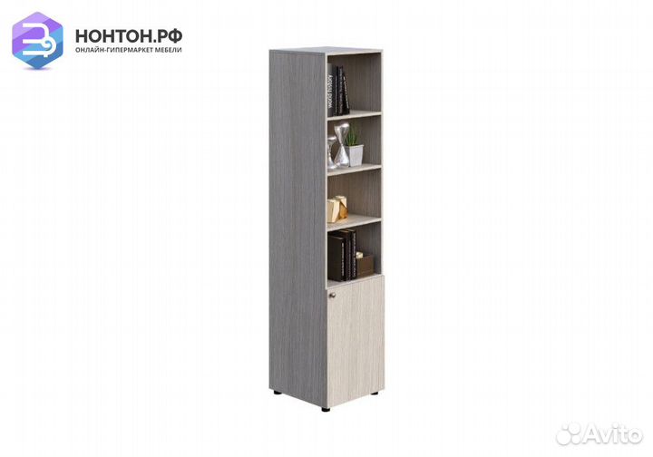 Стеллаж Мийа-3А ясень шимо светлый