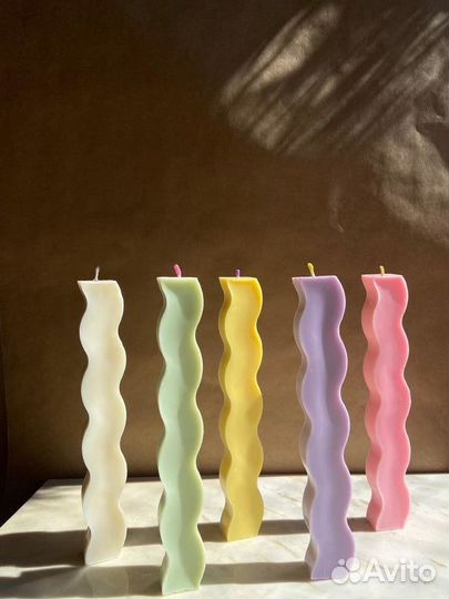 Силиконовая форма для свечей двойная