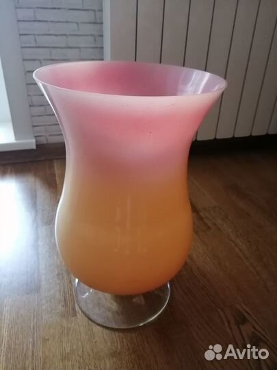 Ваза напольная для цветов стекло