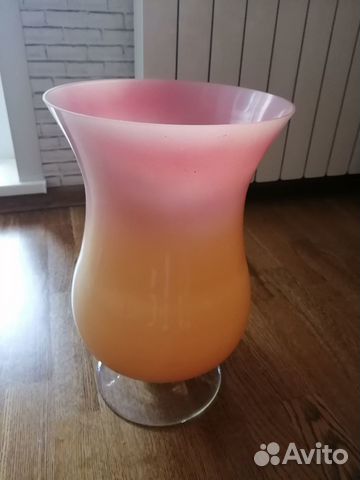 Ваза напольная для цветов стекло