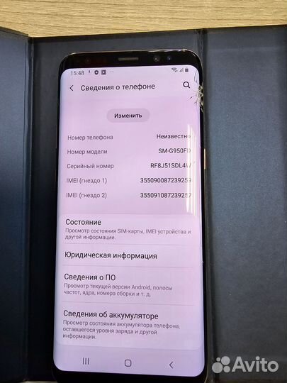 Samsung Galaxy S8, 4/64 ГБ