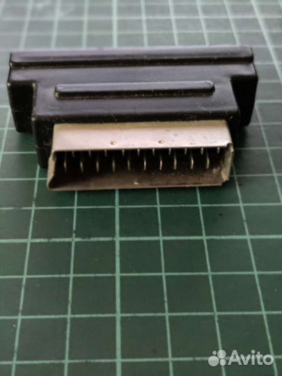 Компьютерный кабель scart-scart, переходник