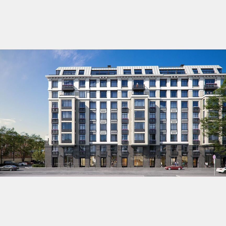 3-к. квартира, 111,1 м², 2/9 эт.