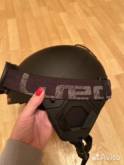 Шлем горнолыжный детский с очками