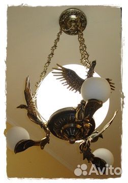 Люстры и светильники бронза