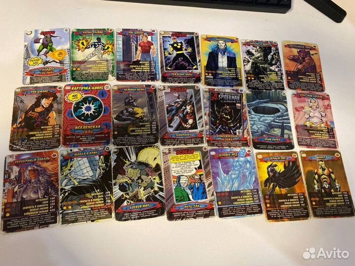 Карточки человек паук вся коллекция