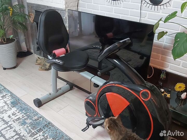Велотренажер магнитный горизонтальный б/у