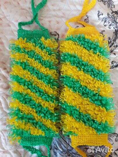 Мочалка ручной работы