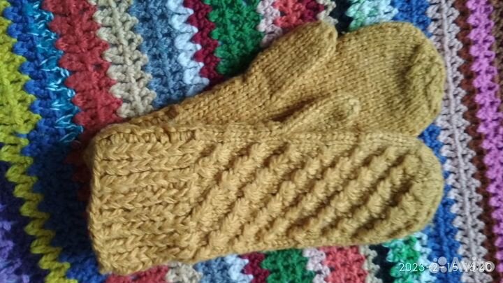 Шапка шарф варежки носки