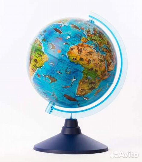 Глобус зоогеографический 210 мм Globen Классик Евр