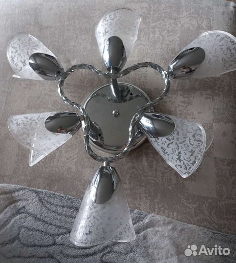 Люстра потолочная бу