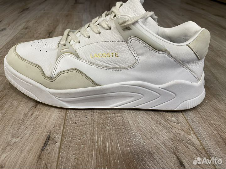 Белые кроссовки Lacoste оригинал