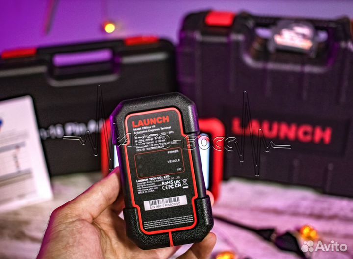 Launch X431 PRO SE + кейc OBD адаптеров