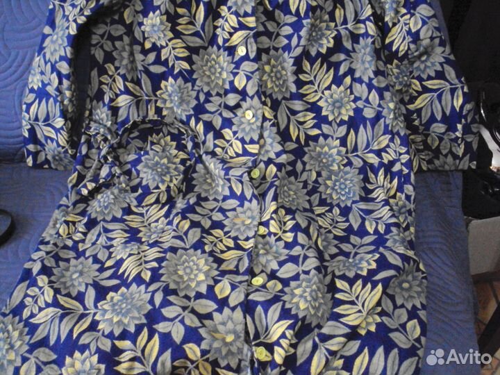 Халат домашний женский большой размер фланель 93 г