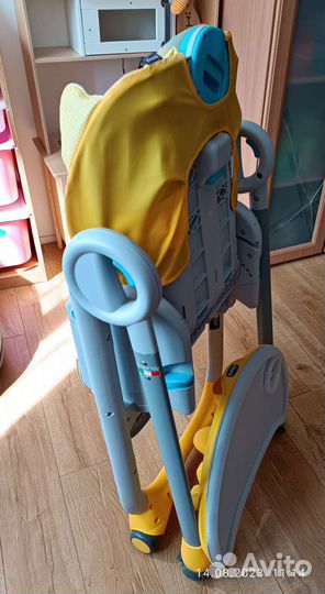 Стульчик для кормления chicco polly 2 start