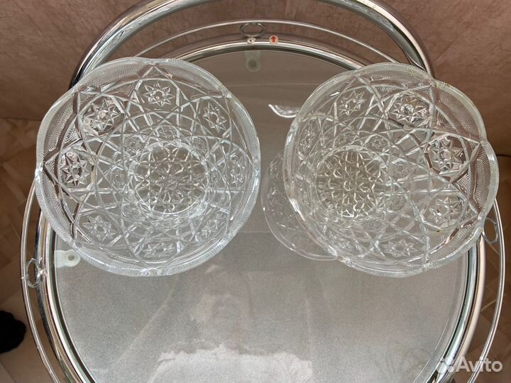 Салатники хрустальные 2 шт