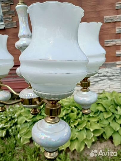 Люстра.Фарфор.Винтаж.Импорт