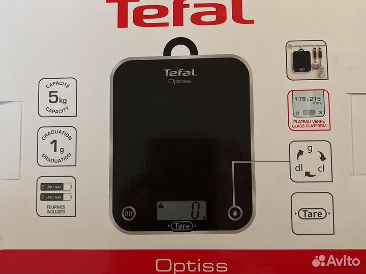 Весы Tefal кухонные новые