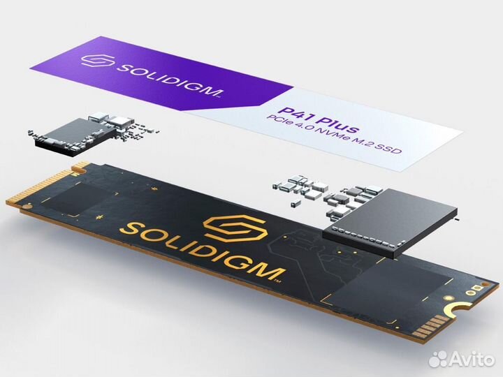 Накопитель SSD nvme Solidigm P41 Plus 2TB