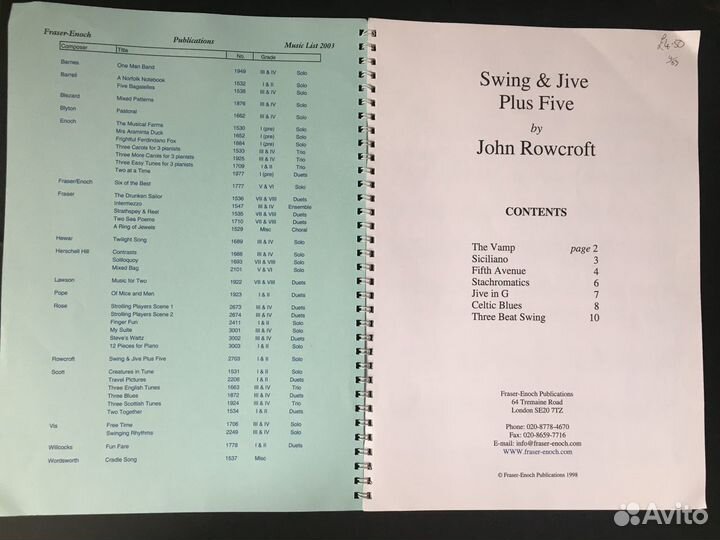 Ноты, учебники игры на фортепиано