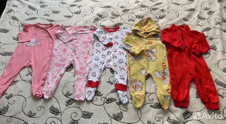 Огромный пакет одежды для девочки 68-74