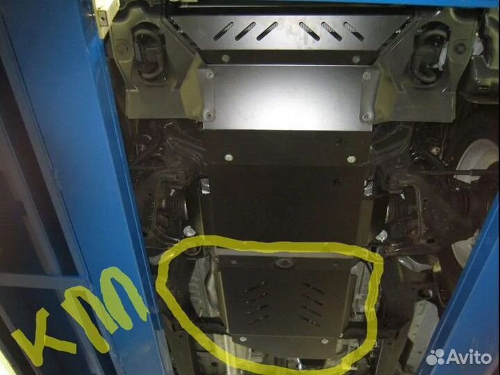 Защита кпп Тойота Хайлюкс Виго 2005-2014 сталь