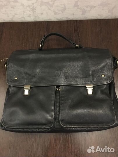 Кожаная сумка крутая фирма Tonino lamborghini