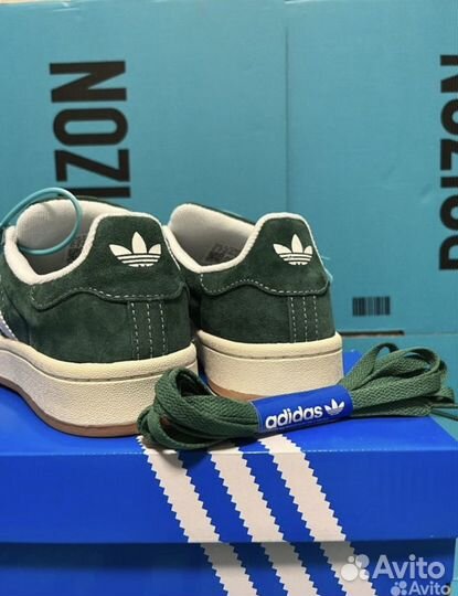 Кроссовки adidas campus 00s зеленые оригинал