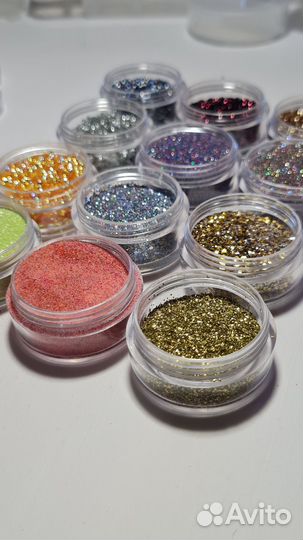 Блестки глиттеры для творчества и маникюра