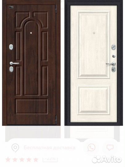 Дверь входная металлическая с терморазрывом