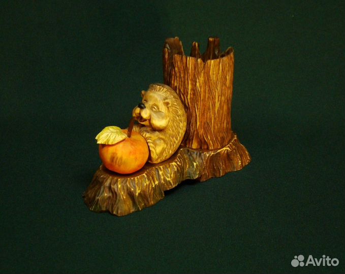 Карандашница из дерева 