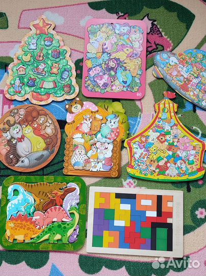 Деревянные пазлы