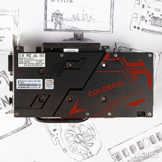 Видеокарта ColorFul GeForce RTX 2060 12Gb