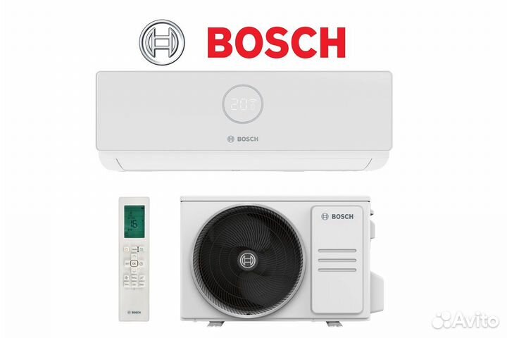 Инверторные кондиционеры Bosch 9-25м2 ионизатор