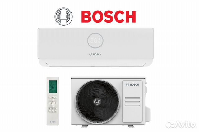 Инверторные кондиционеры Bosch 9-25м2 ионизатор