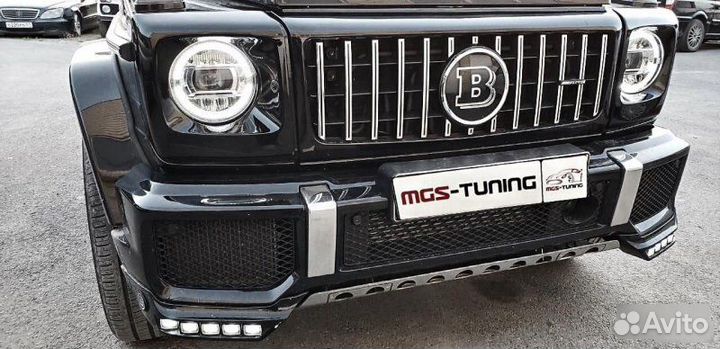 Передние фары в стиле нового Гелендвагена на w463